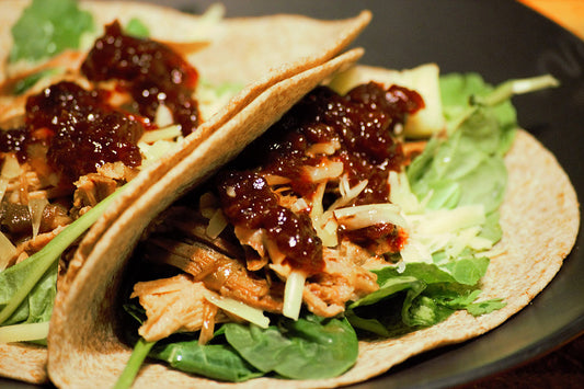 Recipe - Tacos with Cherry Bourbon Chipotle Spread