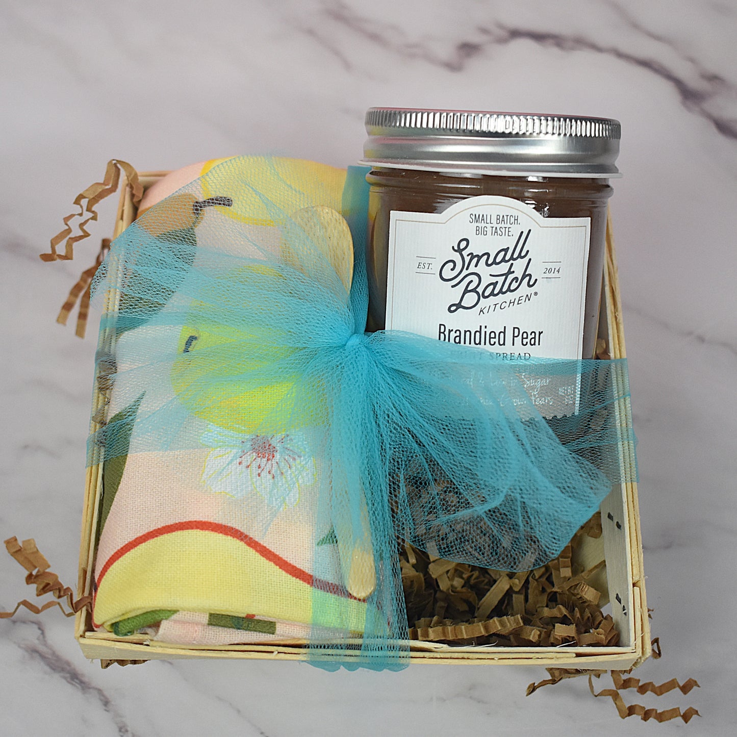 Brandied Pear Fruit Spread & Tea Towel Gift Set