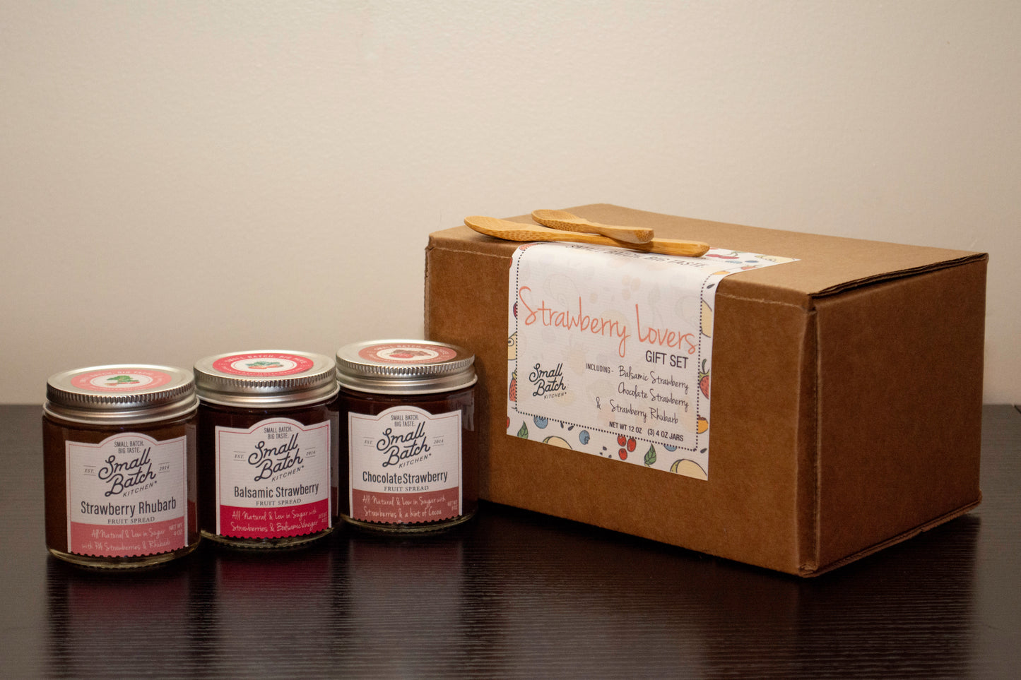Strawberry Lovers Gift Set (3- 4 oz jars)
