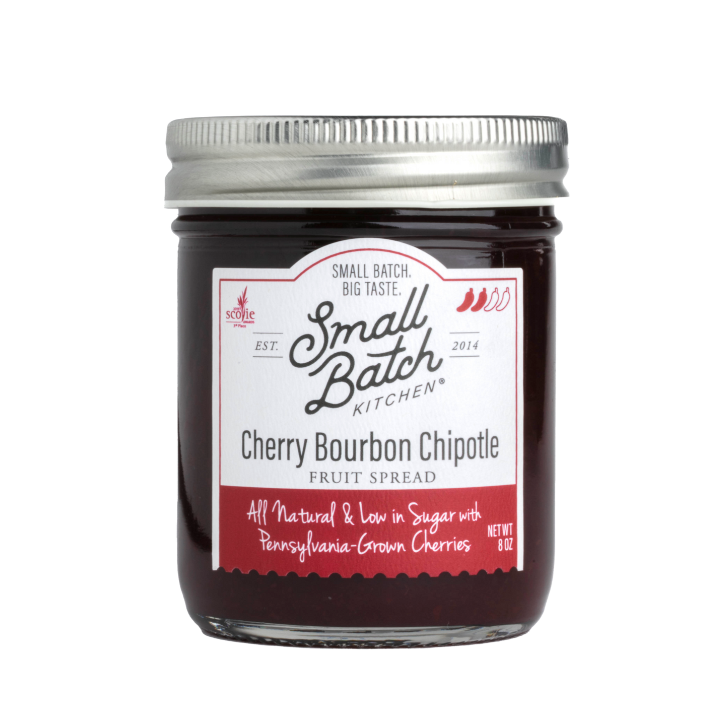 Cherry Bourbon Chipotle Fruit Spread