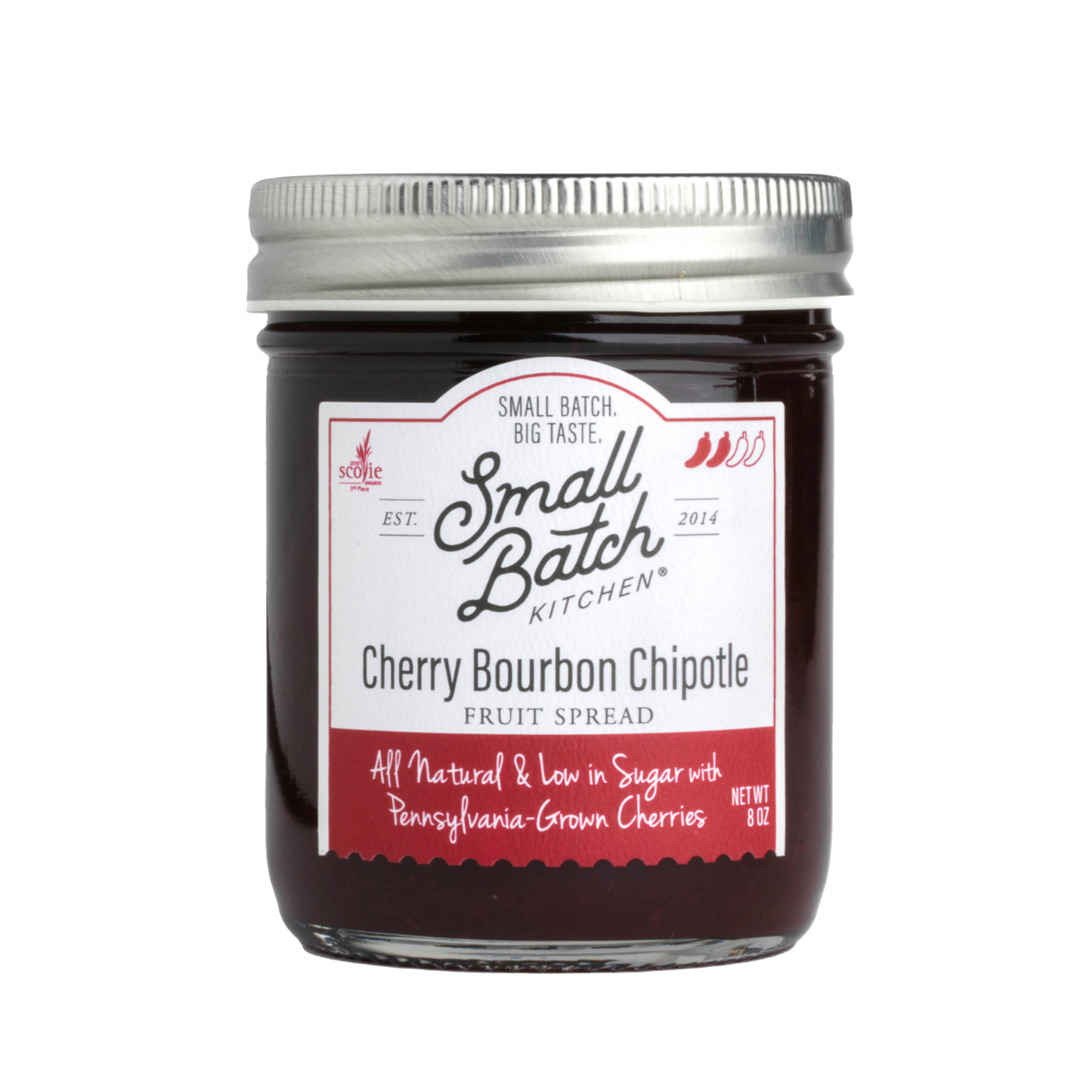 Cherry Bourbon Chipotle Fruit Spread Small Batch Kitchen