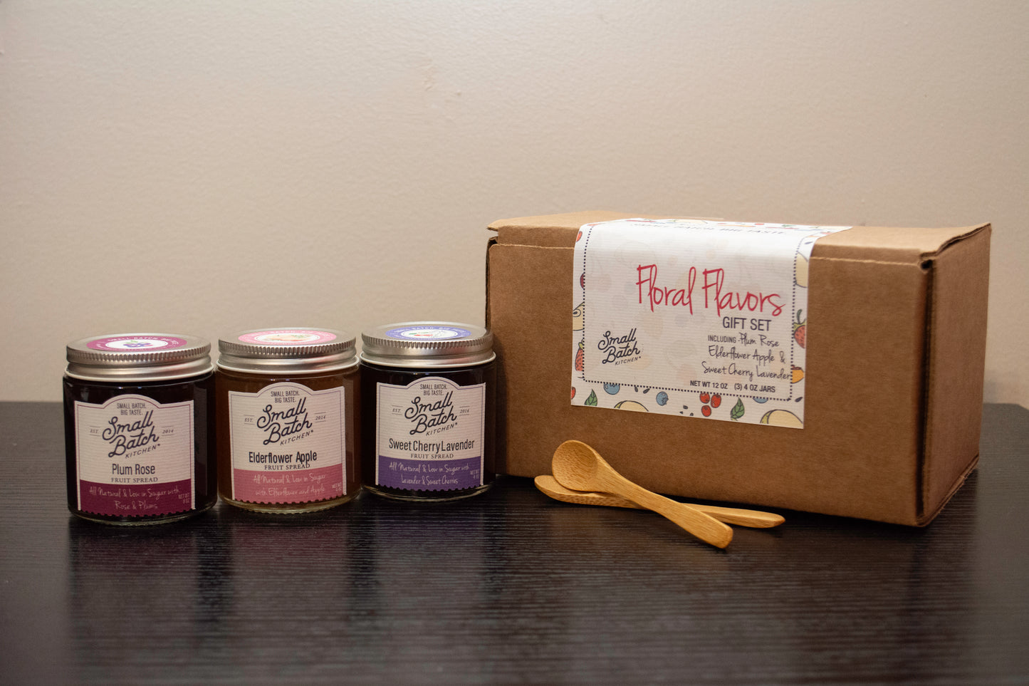 Floral Flavors Gift Set 3(4oz) Jars