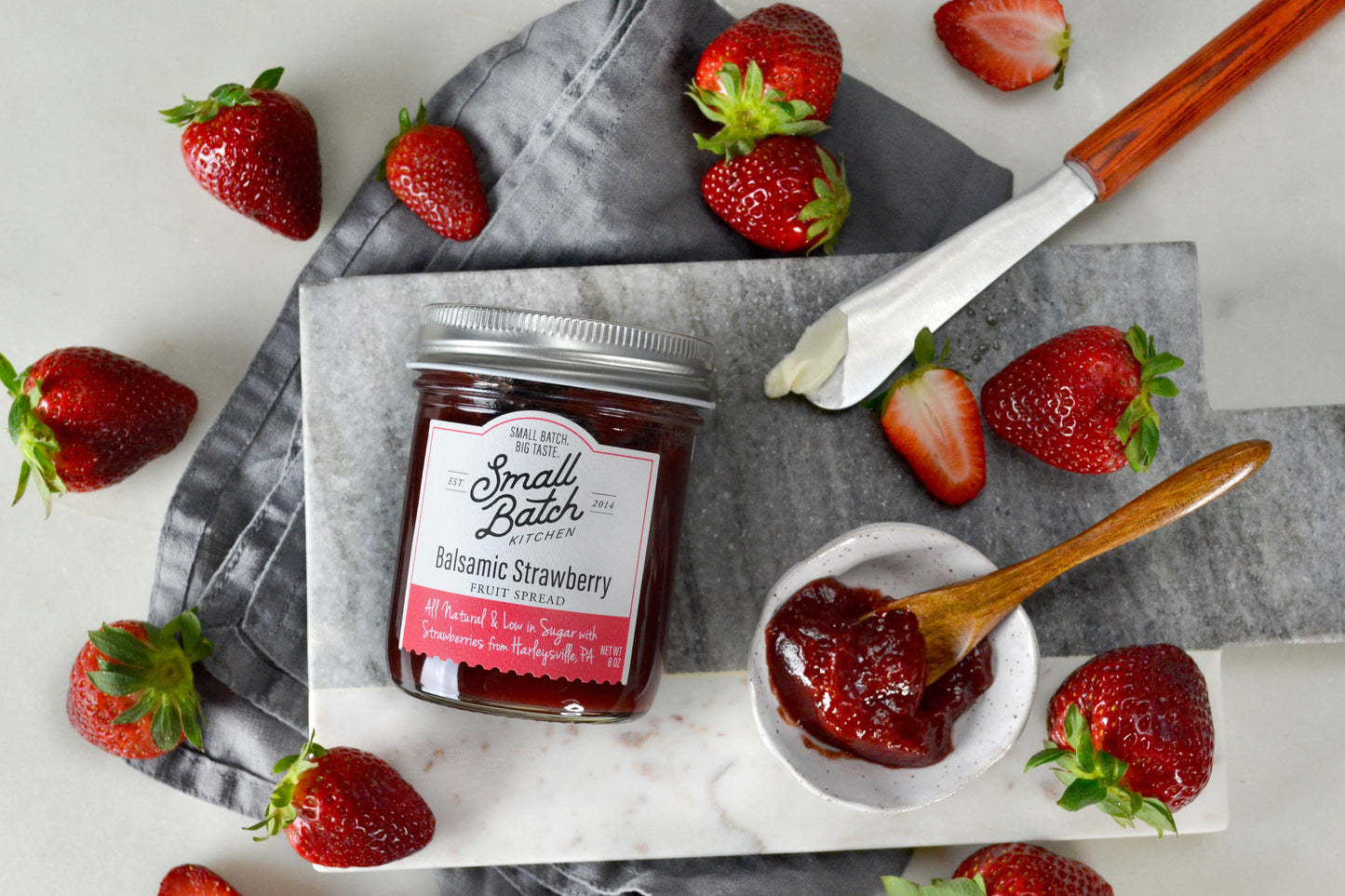 Balsamic Strawberry Fruit Spread